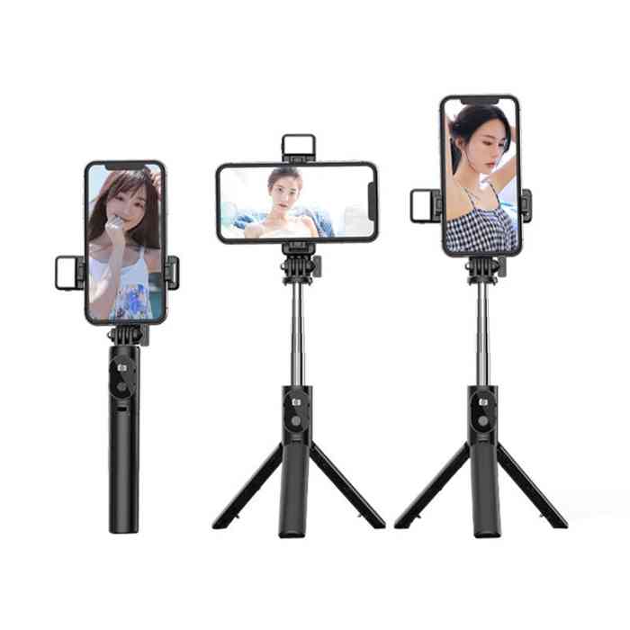P20S 6 in 1 Extendable Foldable Handheld Selfie Stick Monopod Tripod Stand Holder